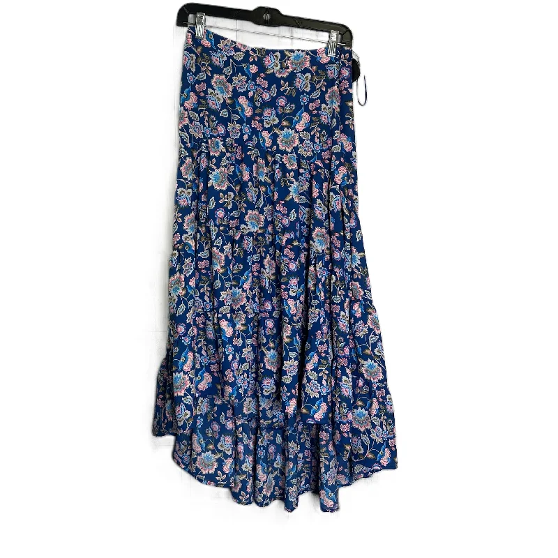 Skirt Midi By Blue Rain In Blue, Size: M