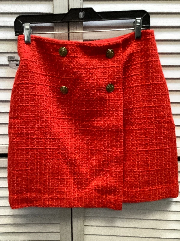 Skirt Mini & Short By Loft In Red, Size: 2