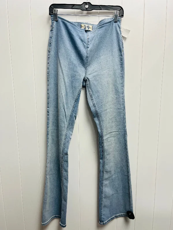 Jeans Boot Cut By Free People In Blue Denim, Size: 6