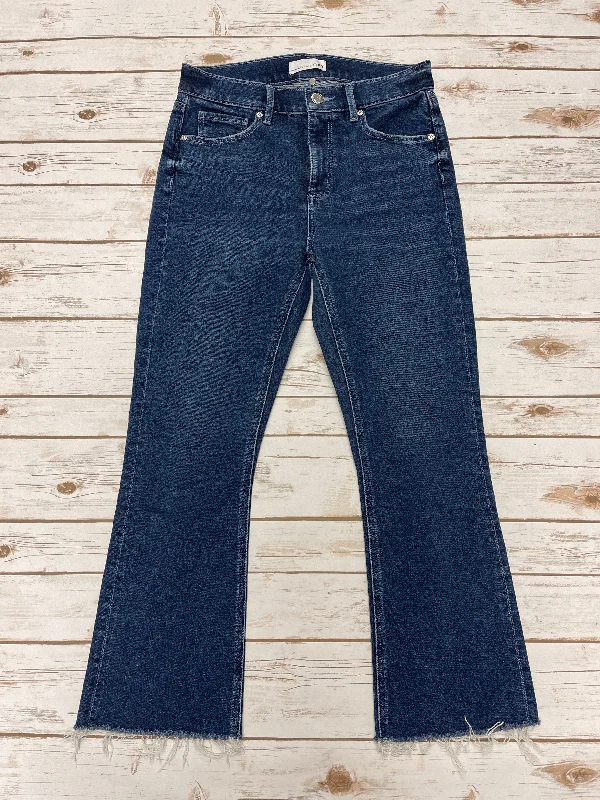 Jeans Skinny By Loft In Blue Denim, Size: 4