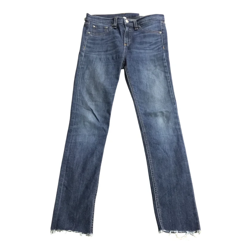 Jeans Skinny By Rag & Bones Jeans In Blue Denim, Size: 4