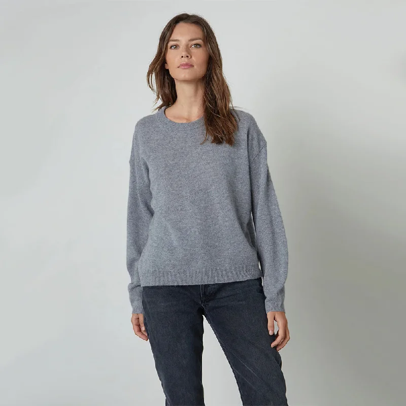 Brynne Cashmere Classics Top (Heather Grey)