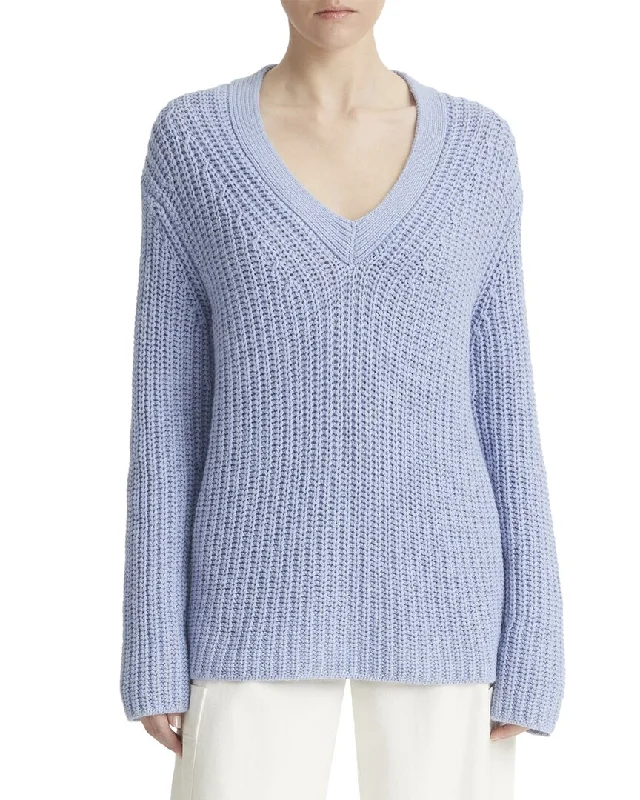 Vince Chunky Shaker Wool & Cashmere-Blend Sweater