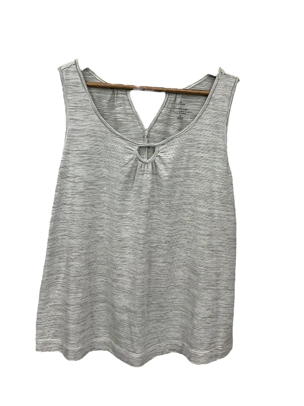 Grey Top Sleeveless J. Jill, Size M