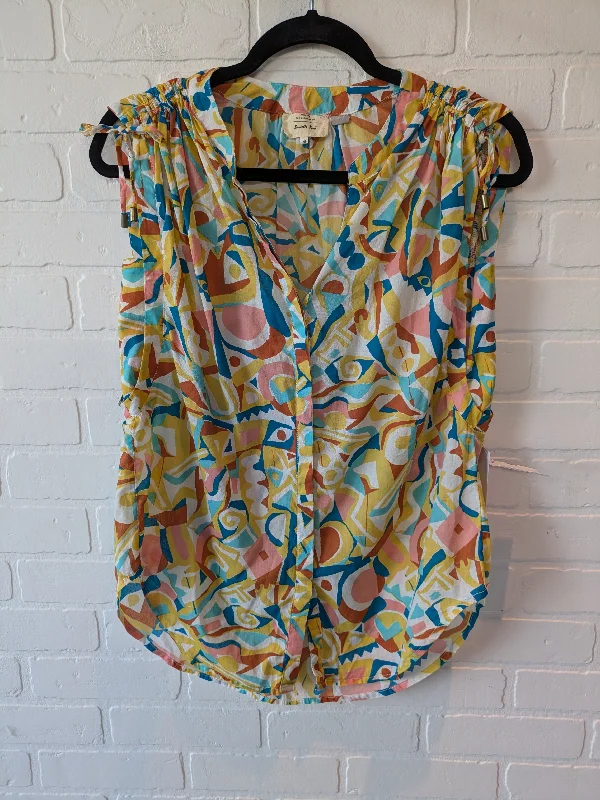 Multi-colored Top Sleeveless Cmb, Size Xs