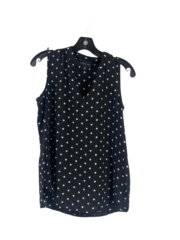 Polkadot Pattern Top Sleeveless Premise, Size Xs