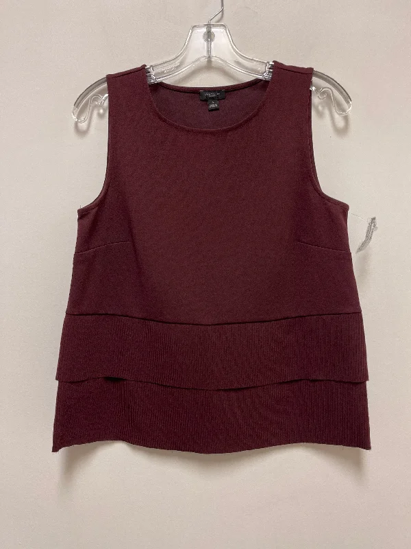 Red Top Sleeveless Ann Taylor, Size S