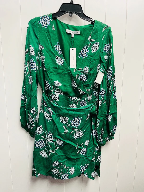 Green Dress Casual Short Cupcakes And Cashmere, Size 4