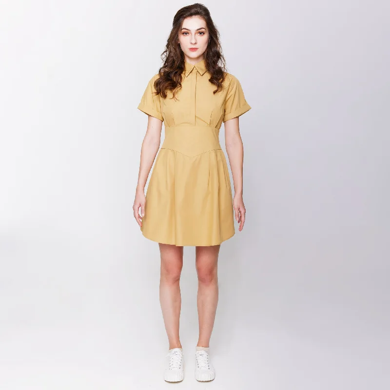 Short Sleeve Shirt Dress