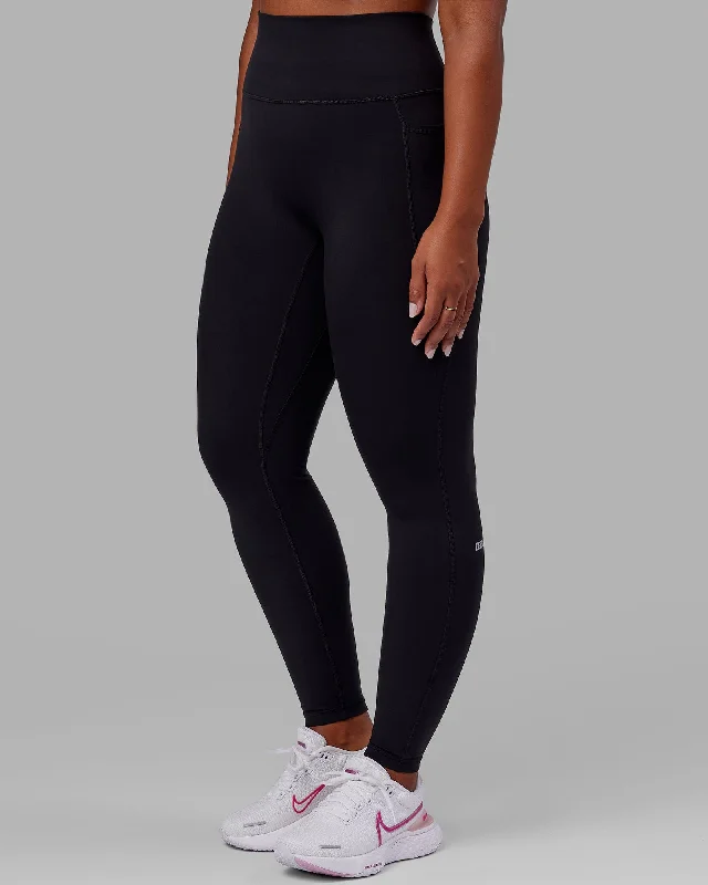 Fusion X-Long Leggings with Pockets - Black