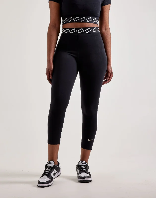 Nike Classic Swoosh High-Waisted 7/8 Leggings