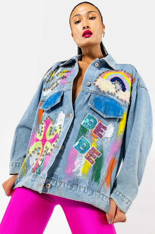 PAINTED DENIM JACKET