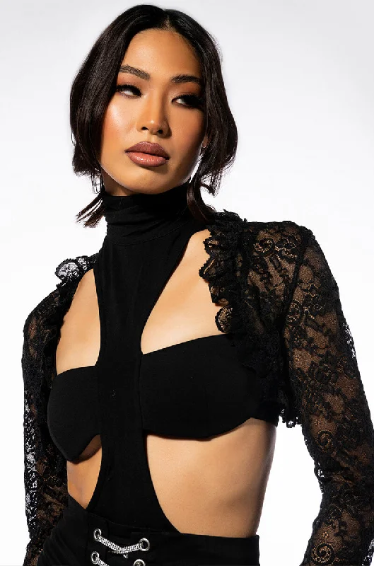 Y2K LACE BOLERO