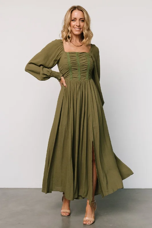 Maddalena Maxi Dress | Olive