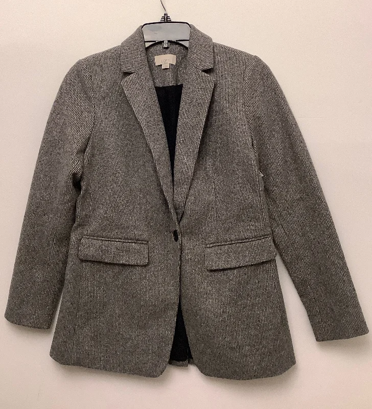 Blazer By Loft In Grey, Size: 2