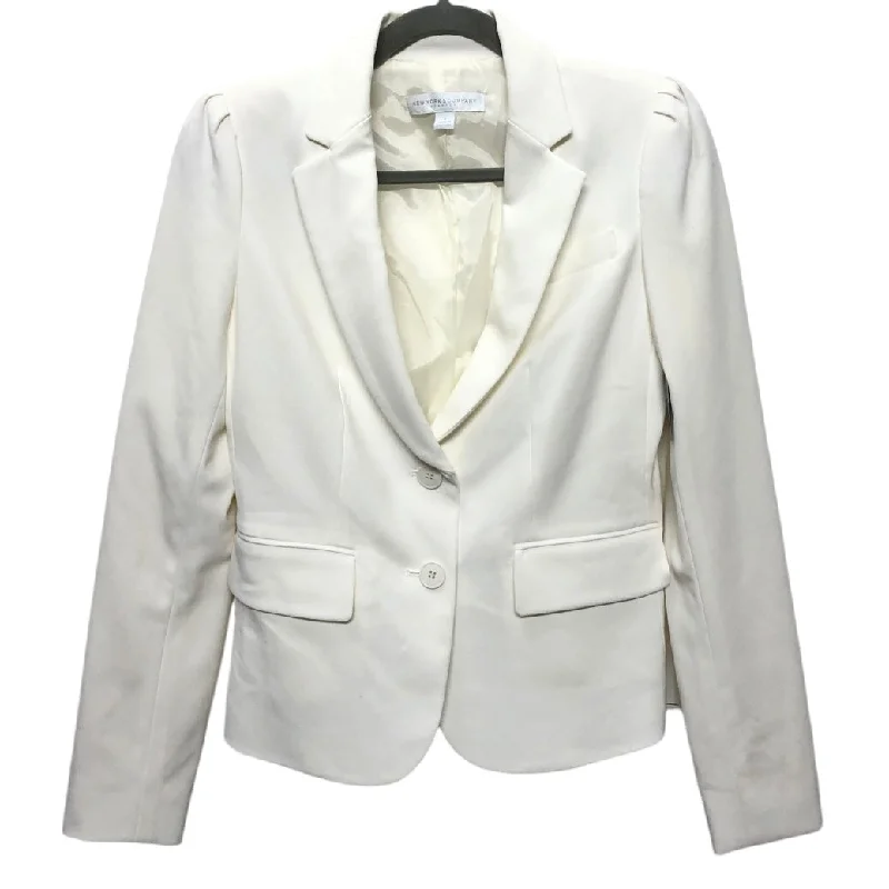 Blazer By New York And Co In White, Size: 0