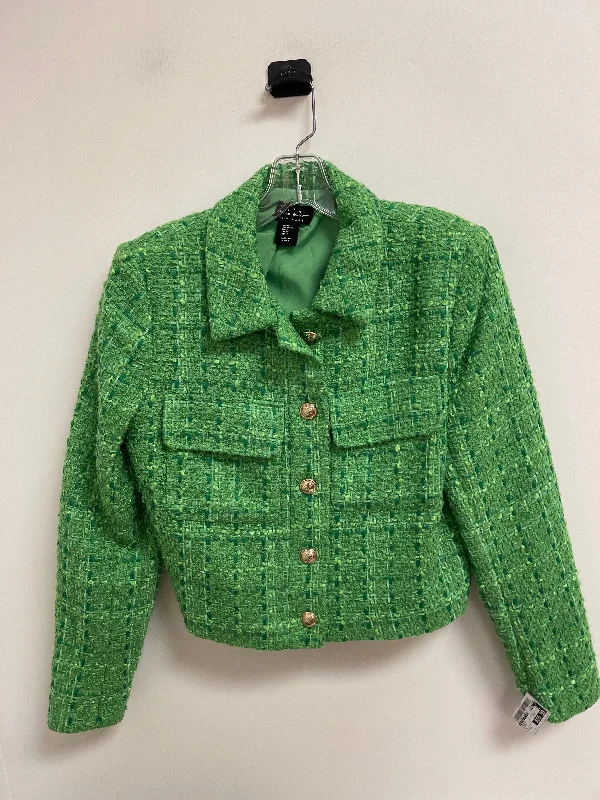 Blazer By Nicole By Nicole Miller In Green, Size: Xs