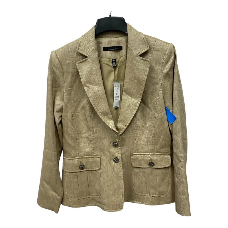 Blazer By White House Black Market In Tan, Size:L